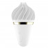 Satisfyer Sweet Treat Lecca Clitoride Portatile a Forma di Gelato in Silicone Bianco - 1