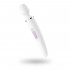 Satisfyer Wand-er Women Massaggiatore in Silicone Bianco 34 x 5,5 cm. Ricaricabile con USB - 2