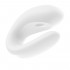 Satisfyer Double Joy Vibratore per Coppia in Silicone Controllabile con APP Ricaricabile USB Bianco - 3