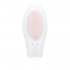 Satisfyer Double Joy Vibratore per Coppia in Silicone Controllabile con APP Ricaricabile USB Bianco - 4