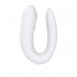 Satisfyer Double Joy Vibratore per Coppia in Silicone Controllabile con APP Ricaricabile USB Bianco - 5