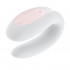 Satisfyer Double Joy Vibratore per Coppia in Silicone Controllabile con APP Ricaricabile USB Bianco - 1