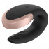 Satisfyer Double Love Vibratore per Coppia in Silicone con Telecomando Wireless e APP Ricaricabile USB Nero - 2