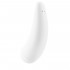 Satisfyer Curvy 2+ Stimolatore per Clitoride con Onde di Pressione in Silicone Bianco - 3