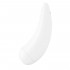 Satisfyer Curvy 2+ Stimolatore per Clitoride con Onde di Pressione in Silicone Bianco - 4