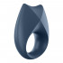 Royal One Anello Fallico Vibrante in Silicone Blu Controllabile da APP Ricaricabile USB - 1