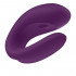 Satisfyer Double Joy Vibratore per Coppia in Silicone Controllabile con APP Ricaricabile USB Viola - 3