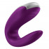 Satisfyer Double Fun Vibratore per Coppia in Silicone con Telecomando Wireless e APP Ricaricabile USB Viola - 2