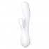 Vibratore Rabbit in Silicone 20,4 x 4,4 cm. Bianco Ricaricabile con USB e APP Gratuita - 2
