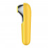 Satisfyer Dual Love Vibratore e Stimolatore con Onde di Pressione 2 in 1 in Silicone Giallo Ricaricabile USB - 2
