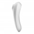 Satisfyer Dual Pleasure Vibratore e Stimolatore con Onde di Pressione 2 in 1 in Silicone Bianco Ricaricabile USB - 2