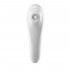 Satisfyer Dual Pleasure Vibratore e Stimolatore con Onde di Pressione 2 in 1 in Silicone Bianco Ricaricabile USB - 1