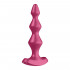 Satisfyer Lolli-Plug 1 Cuneo Anale Vibrante in Silicone 14 x 2,5 cm. Fucsia Ricaricabile USB - 2