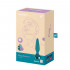 Cuneo Anale con APP Vibrante in Silicone 13,5 x 3,3 cm. BLU  Ricaricabile USB - 4