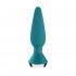 Cuneo Anale con APP Vibrante in Silicone 13,5 x 3,3 cm. BLU  Ricaricabile USB - 2