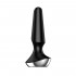 Satisfyer Plug-ilicious 2 Cuneo Anale Vibrante in Silicone 13,5 x 3 cm. Nero con APP Ricaricabile USB - 2
