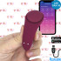 Satisfyer Sexy Secret Vibratore Indossabile Comandabile con APP 8 x 3,5 cm. in Silicone Magenta Ricaricabile USB - 0