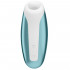 SATISFYER LOVE BREEZE Succhia Clitoride a Onde di Pressione Ricaricabile USB Azzurro  - 0