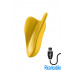 Vibratore da Dito in Silicone Giallo Ricaricabile USB Satisfyer High Fly  - 0