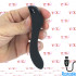Stimolatore da Dito Potente in Silicone Nero Ricaricabile USB - 3