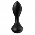 Satisfyer Backdoor Lover Cuneo Anale Vibrante in Silicone 13 x 3 cm. Nero Ricaricabile USB - 4