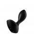 Satisfyer Backdoor Lover Cuneo Anale Vibrante in Silicone 13 x 3 cm. Nero Ricaricabile USB - 1