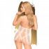 Babydoll con Ricami in Pizzo e Perizoma Incluso Bianco - Hot Baby - 1