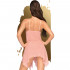 Babydoll con Ricami in Pizzo e Perizoma Incluso Rosa - Sweet Night - 1