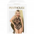 Body Sensuale con Collo Alto ed Effetto Simmetrico Nero - Hot Body - 2