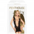 Mini Abito Sensuale Semi Trasparente con Rete a Maglia Larga Nero - Black Surprise - 2