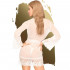 Kimono Sexy con Ricami in Pizzo e Perizoma Incluso Bianco - Hypnotic - 1