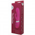 Vibratore rabbit in silicone rosa con doppio motore 20 x 3,5 cm. - 0