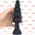 Fallo Anale Progressivo a Sfere Flessibile 20 x 5,4 cm. Nero - 0