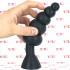 Fallo Anale Progressivo a Sfere Flessibile 20 x 5,4 cm. Nero - 1