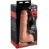 Vibratore Realistico Color Carne con Testicoli e Ventosa 28,5 x 7,4 cm. - 5