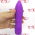 Vibratore a spirale in silicone viola doppia impugnatura ricaricabile con USB 16,5 x 4 cm. - 2