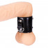 Ball Stretcher in Ecopelle con Anello per Applicare Pesi Lunghezza 5 cm. Nero - 0