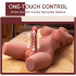 Busto Realistico LadyBoy MIAH con Dildo 17 x 4,5 cm, Vibrazione e Spinta Ricaricabile USB - 3