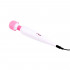 Wand Curve - Massaggiatore Magic Wand con Testa in Silicone Ricaricabile Bianco e Rosa - 2