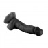 Dildo Realistico Nero 19 x 3,5 cm. Hudson - 0