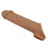 Guaina Fallica Ingrossa Pene Lionel in Silicone Liquido con Aggancio per Testicoli 20,5x4,5 cm - 4