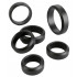 Set di 6 Anelli Fallici da 2,6 a 5,6 cm.in Silicone  - 3