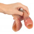 Guaina Fallica con Apertura sulla Punta e Testicoli 16 x 4,4 cm - 2