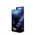 Cuneo Anale in Puro Silicone Crystal Amulet con Gemma Tipo Diamante 10,7 X 3,5 cm. - 0
