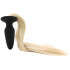 Cuneo Anale 10 X 3,3 CM. con Coda da Cavallo di 60 cm. Bionda - 2