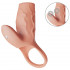 Guaina Fallica Vibrante con Punta Scoperta, Aggancio per Testicoli e Stimolatore clitorideo vibrante Ricaricabile USB - 3