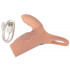 Guaina Fallica Vibrante con Punta Scoperta, Aggancio per Testicoli e Stimolatore clitorideo vibrante Ricaricabile USB - 9