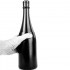 Fallo anale a forma di bottiglia All Black 34,5 x 9,5 cm. - 0