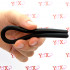 Sonda dilatatore uretra flessibile in silicone nero 24 x 0,8 cm. - 1