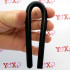 Sonda dilatatore uretra flessibile in silicone nero 24 x 1 cm. - 2